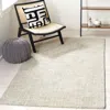 Safavieh Natural Fiber Hand Made Area Rug, Grey / Sage Solid / Tonal Style Non-shedding In Neutral