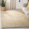 Safavieh Natural Fiber Hand Made Area Rug, Ivory / Gold Bohemian Style Non-shedding In Multi