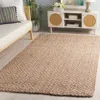 Safavieh Natural Fiber Hand Made Area Rug, Ivory / Natural Bohemian Style Non-shedding In Neutral