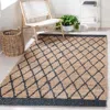 Safavieh Natural Fiber Hand Made Area Rug, Natural / Black Bohemian Style Non-shedding In Brown