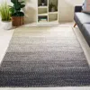 Safavieh Natural Fiber Hand Made Area Rug, Natural / Black Contemporary Style Non-shedding In Gray