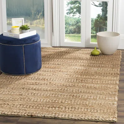 Safavieh Natural Fiber Hand Made Area Rug, Natural Bohemian Style Non-shedding In Neutral