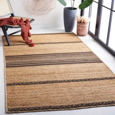 Safavieh Natural Fiber Hand Made Area Rug, Natural / Brown Coastal Style Non-shedding