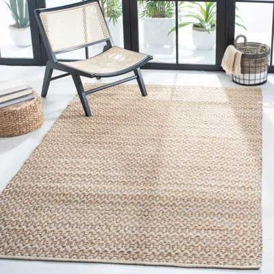 Safavieh Natural Fiber Hand Made Area Rug, Natural Contemporary Style Non-shedding In Brown