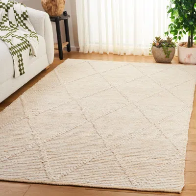 Safavieh Natural Fiber Hand Made Area Rug, Natural Contemporary Style Non-shedding In Neutral