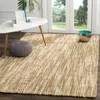 Safavieh Natural Fiber Hand Made Area Rug, Natural / Cream Contemporary Style Non-shedding In Brown