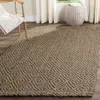 Safavieh Natural Fiber Hand Made Area Rug, Natural / Grey Solid / Tonal Style Non-shedding In Neutral
