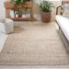 Safavieh Natural Fiber Hand Made Area Rug, Natural / Ivory Bohemian Style Non-shedding In Brown
