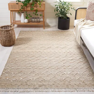 Safavieh Natural Fiber Hand Made Area Rug, Natural / Ivory Bohemian Style Non-shedding In Neutral