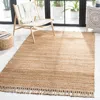 Safavieh Natural Fiber Hand Made Area Rug, Natural / Light Grey Bohemian Style Non-shedding In Nude