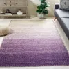Safavieh Natural Fiber Hand Made Area Rug, Natural / Purple Contemporary Style Non-shedding In Purple