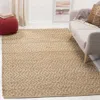 Safavieh Natural Fiber Hand Made Area Rug, Natural / Red Contemporary Style Non-shedding In Brown