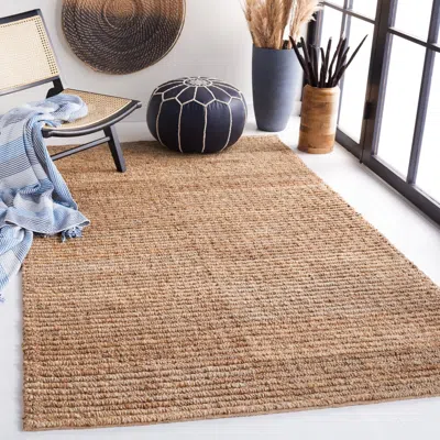 Safavieh Natural Fiber Hand Made Area Rug, Natural Solid / Tonal Style Non-shedding In Neutral