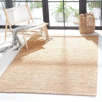 Safavieh Natural Fiber Hand Made Area Rug, Natural Solid / Tonal Style Non-shedding In Brown