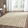 Safavieh Natural Fiber Hand Made Area Rug, Sage / Natural Coastal Style Non-shedding
