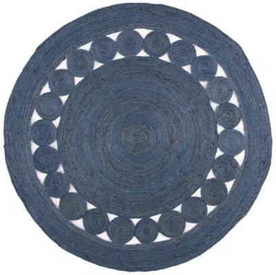 Safavieh Natural Fiber Handmade Rug In Blue