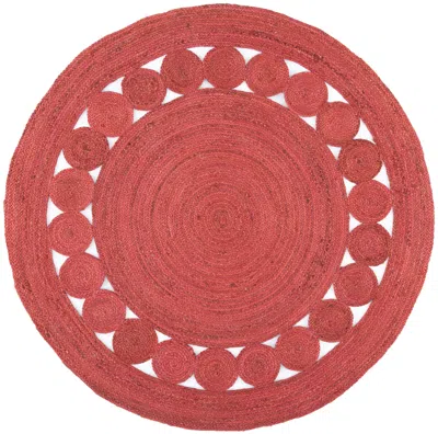 Safavieh Natural Fiber Handmade Rug In Red