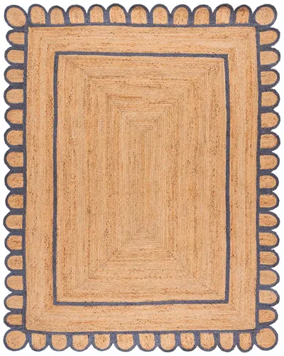 Safavieh Natural Fiber Hibiscus Hand Woven Rug In Brown