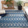 Safavieh Natural Fiber Machine Made Area Rug, Blue / Natural Bohemian Style Easy Care In Blue