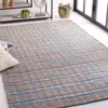 Safavieh Natural Fiber Machine Made Area Rug, Blue / Natural Contemporary Style Easy Care In Blue