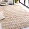 Safavieh Natural Fiber Machine Made Area Rug, Ivory / Natural Contemporary Style Easy Care In Brown