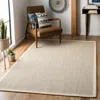 Safavieh Natural Fiber Machine Made Area Rug, Marble / Beige Casual Style Easy Care In Gray