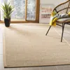 Safavieh Natural Fiber Machine Made Area Rug, Natural / Beige Contemporary Style Easy Care In Neutral