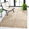 Safavieh Natural Fiber Machine Made Area Rug, Natural / Grey Bohemian Style Easy Care In Brown