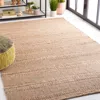 Safavieh Natural Fiber Machine Made Area Rug, Taupe / Natural Bohemian Style Easy Care In Brown