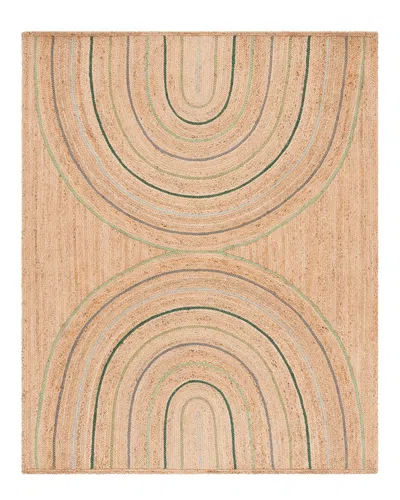 Safavieh Natural Fiber Maelis Flat Weave Rug In Brown