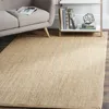 Safavieh Natural Fiber Non-slip Area Rug, Maize / Linen Coastal Style Easy Care In Neutral
