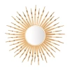 Safavieh Naya Gold Wall Mount Sunburst Wall Mirror In Yellow