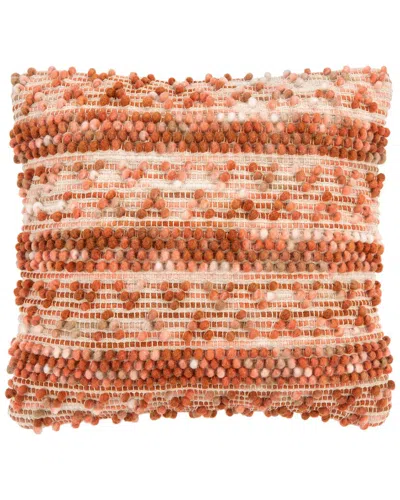 Safavieh Nerina Wool-blend Pillow In Red