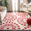 Safavieh Newport Machine Made Area Rug, Cranberry / Cream Global Inspired Style Easy Care In Multi
