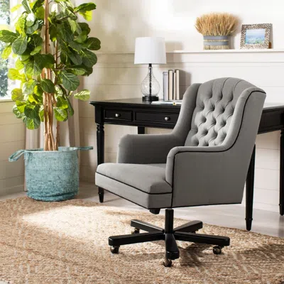 Safavieh Nichols Desk Chair In Gray