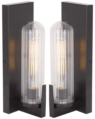 Safavieh Nicola 4in Wall Sconce In Black