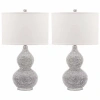 Safavieh Nicole Bead Base Lamp In Silver