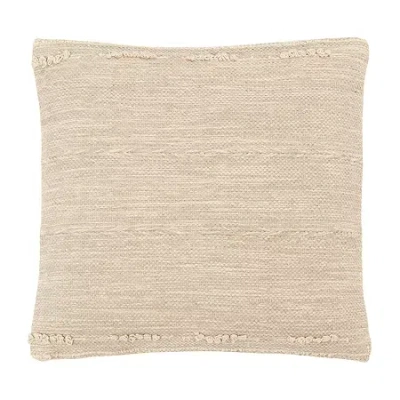 Safavieh Nikola Square Throw Pillow In Silver