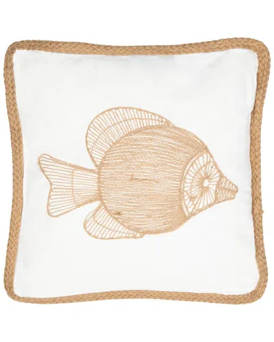 Safavieh Nilam Fish Pillow In Multi