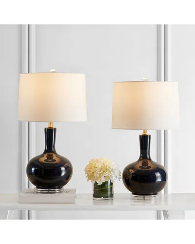 Safavieh Nilla Table Lamp (set Of 2) In Black