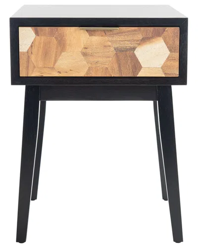 Safavieh Nilo 1-drawer Accent Table In Black