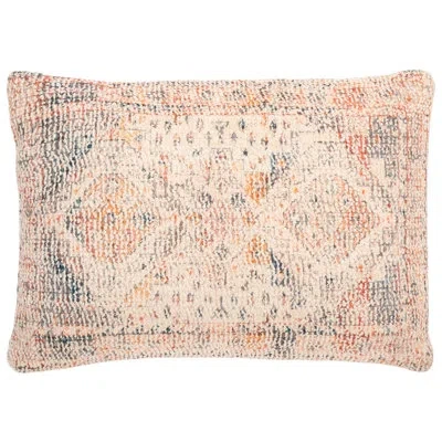 Safavieh Noa Reversible Throw Pillow In Pink