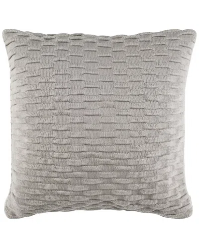 Safavieh Noela Knit Pillow In Gray