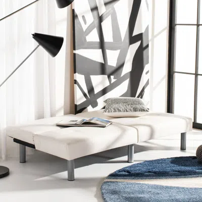 Safavieh Noho Foldable Futon Bed In White