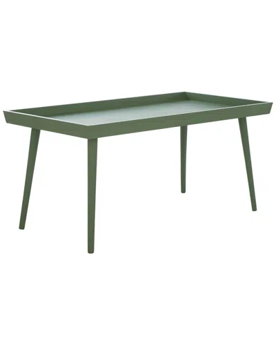 Safavieh Nonie Coffee Table With Tray In Green