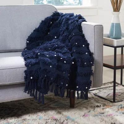 Safavieh Norlen Throw In Blue