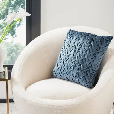 Safavieh Nory Pillow In Blue