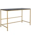 Safavieh Nova Glossy Wooden Desk In Black