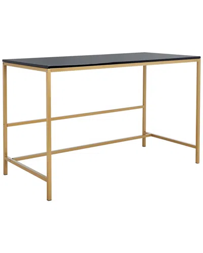 Safavieh Nova Glossy Wooden Desk In Black