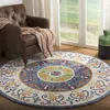 Safavieh Novelty Hand Made Area Rug, Blue / Ivory Traditional Style Non-shedding In Multi